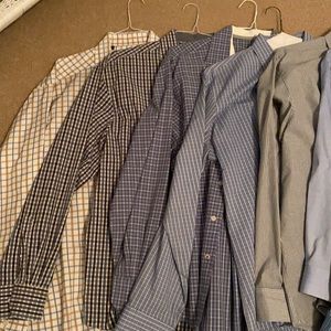 Men's button down shirts.